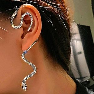 ⭐️ Snake crystal ear cuff wrap no pierce jewelry NEW